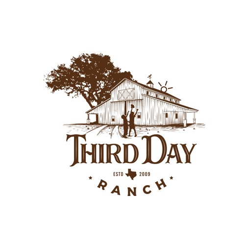 Capture essence of Texas ranch experience in new Third Day Ranch logo Design réalisé par haganhuga