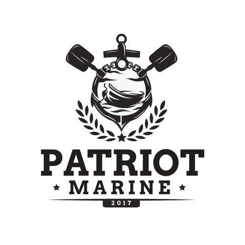 New marine repair company needs a modern classic logo. Design by fakwiojfioawh