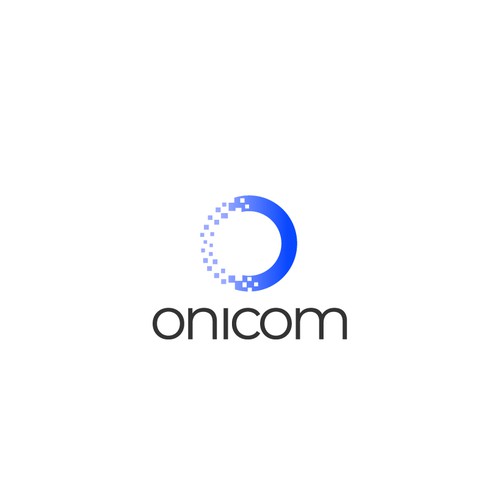 Create a modern, elegant, and professional logo for Onicom Design by Sabiqnoor