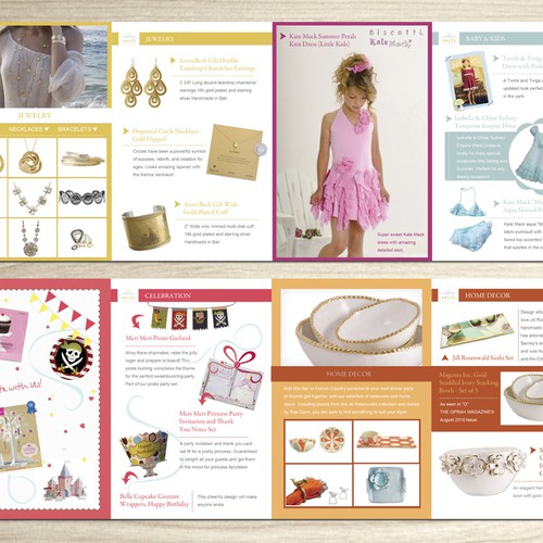 Create New Brochure for Emily's Collection: An Online Unique and Luxury Gift Boutique  Ontwerp door itsdobi