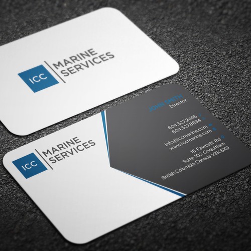 ICC Marine Business Cards Business card contest