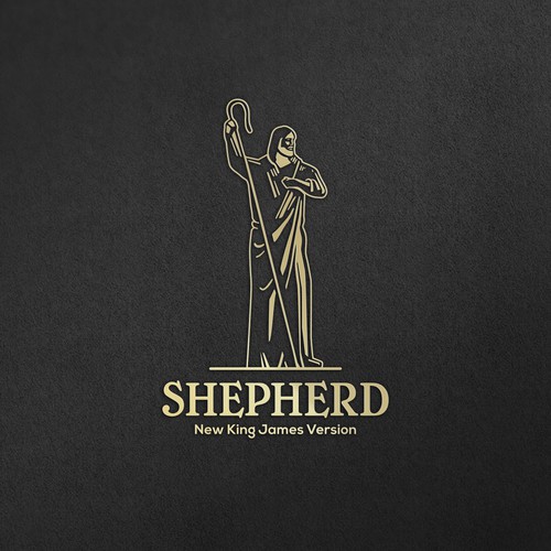 "NKJV - Shepherd" Logo for an upcoming Bible. Diseño de Cope_HMC