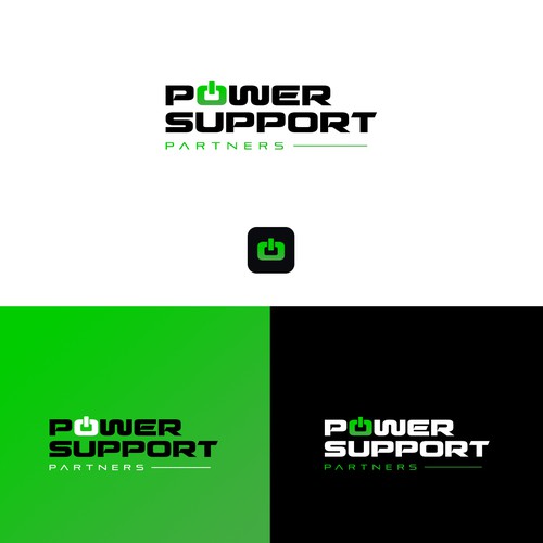 Home Generator Company Logo Design - Power Support Partners Design by Sam JP