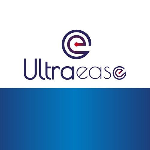 Ultra Ease Logo signalizing relief and ease Design by Poversky