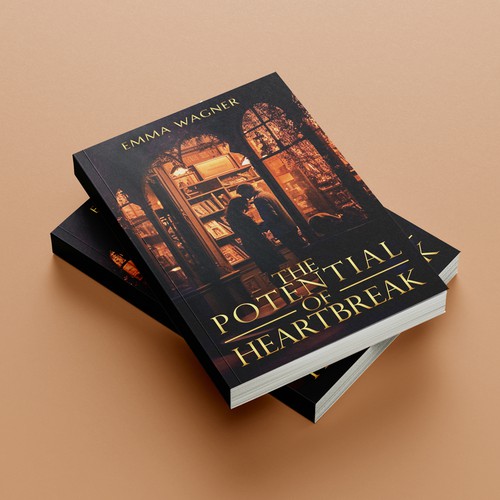 Silhouettes in love + sunshine + youthful + bookstore = The Potential of Heartbreak Design by EsoWorld