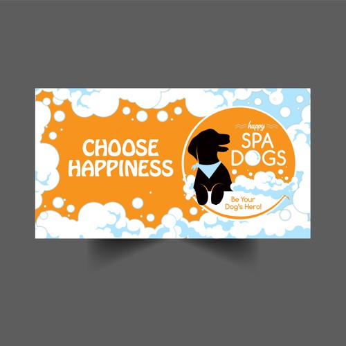 Choose Happiness Banner Design Diseño de icon89GraPhicDeSign