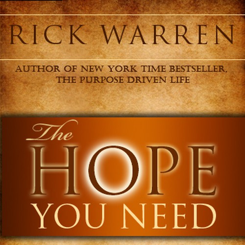 Design Rick Warren's New Book Cover Réalisé par Endrias