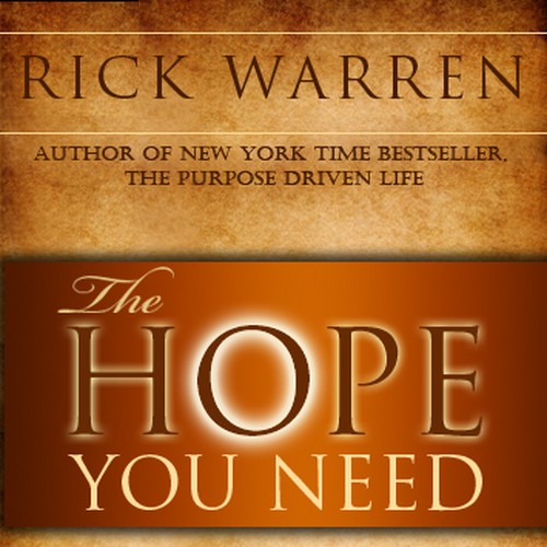 Design Rick Warren's New Book Cover Design réalisé par Endrias