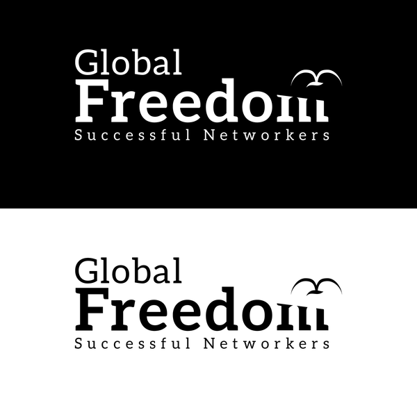 Creat a Logo of a M with freedom bird