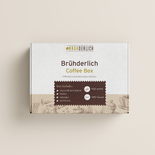 Packaging design for a premium coffee gift box Design by Ganesh Anvekar