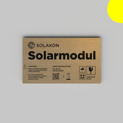Create a nice Packaging Design for Solar Panels Design by Ahmed.elroumi