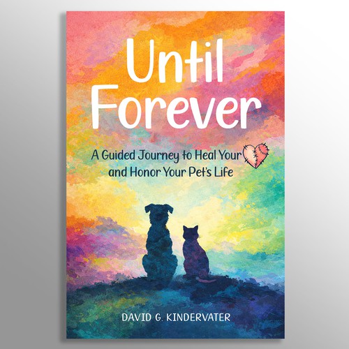 "Dog and cat lovers! Looking for a vibrant, artistic book cover with a modern, illustrative feel." winning Social media page
