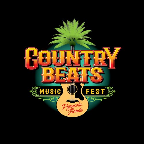 Iconic logo for iconic event for country music festivals in Florida Design by gcsgcs