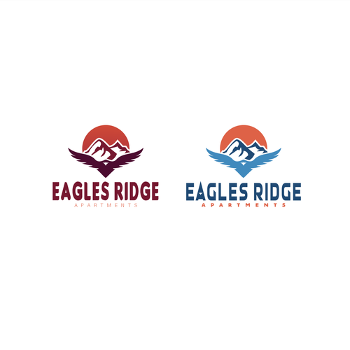 Eagles Ridge Apartments refreshed brand / logo Design by Grafiq21.studio