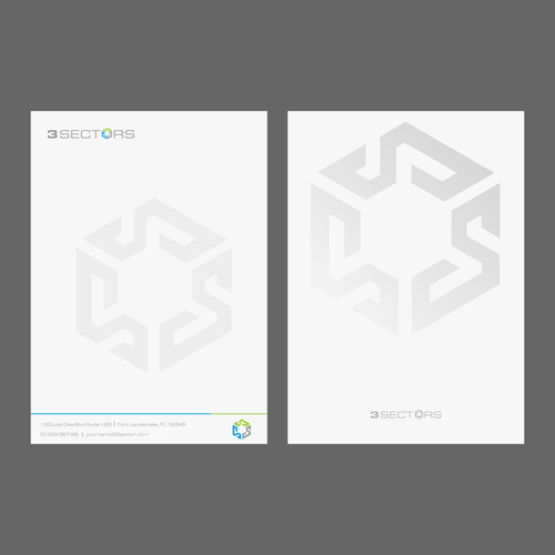 Design logo for 3Sectors (Conference and exhibition organization company) Design by debora_