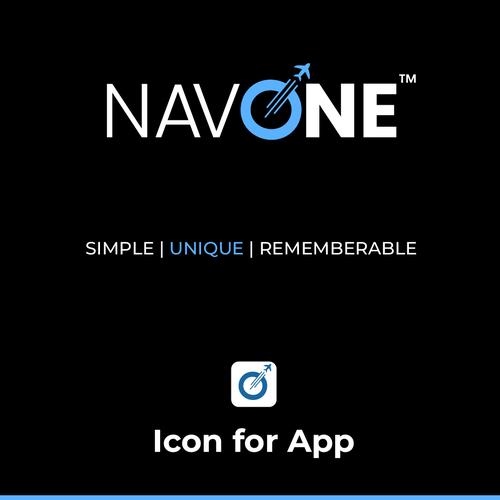 NavOne Logo - Sub Brand of NavPass.aero Design by yasiraliii