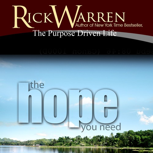 Design Rick Warren's New Book Cover Diseño de SuperDuperJames