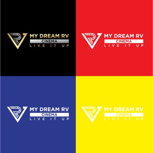 RV COMPANY EXPANDS INTO MOVIES AND PRODUCTION . NEED TO BLEND TO EXISTING LOGO Design by hassaandesign