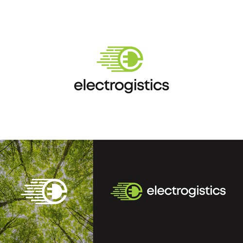 Design a logo for an eco-friendly electric logistics company Design by Flock! Studio