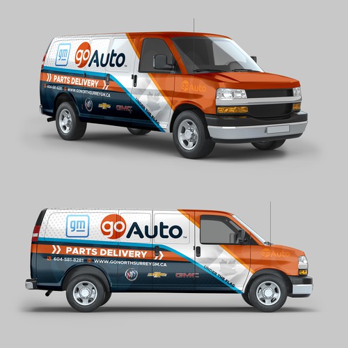 Part Delivery Van Wrap Design by MarCreative™