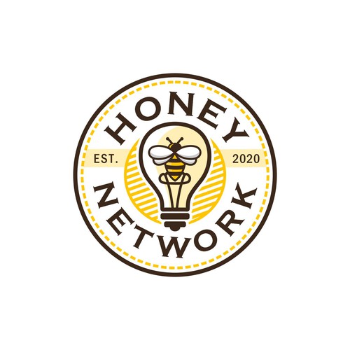 Design a modern vintage logo for the world's first smart honey Design by >Victory<