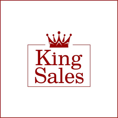 King Sales Logo Design Contest Design by BlacKing