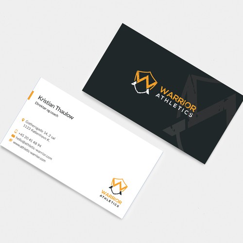 Create a business card that inspires a strong life, strong mind and ...