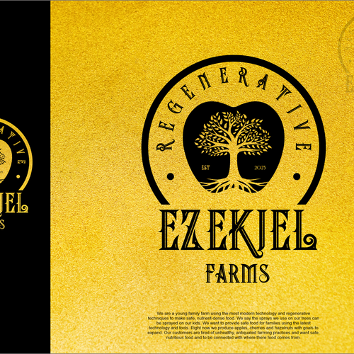 Raden GatotkacaさんのA sweet, earthy logo for a regenerative fruit farmデザイン