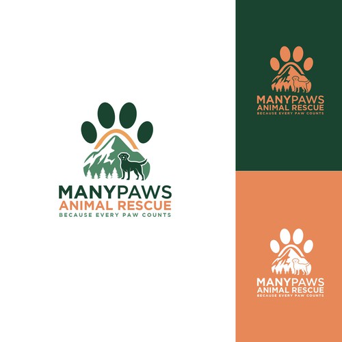ManyPaws Animal Rescue Design by brancut_yuk
