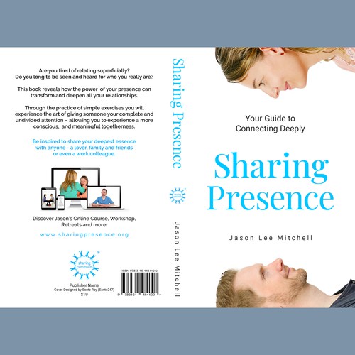 Mindfulness Book Cover on Sharing Presence Design by SantoRoy71