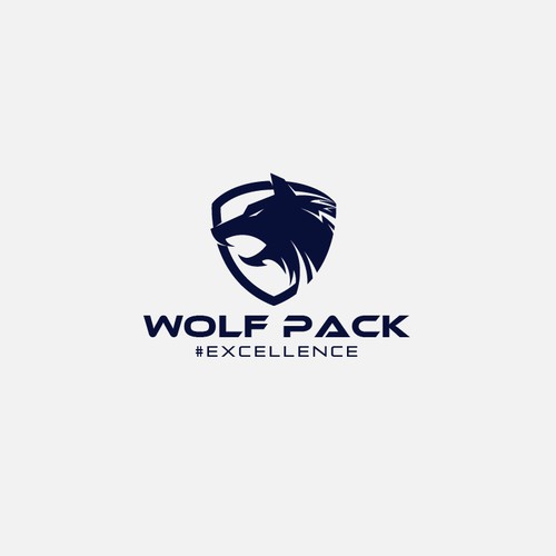 wolf pack logo design