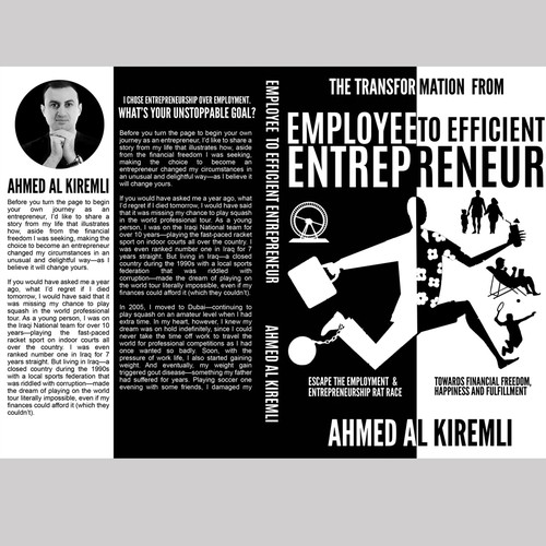 Design a Simple & Innovative Book Cover for the Transformation from Employee to Efficient Entrepreneur Design by DezignManiac