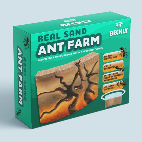 Eye Catching Ant Farm Box Design Design by Radmilica