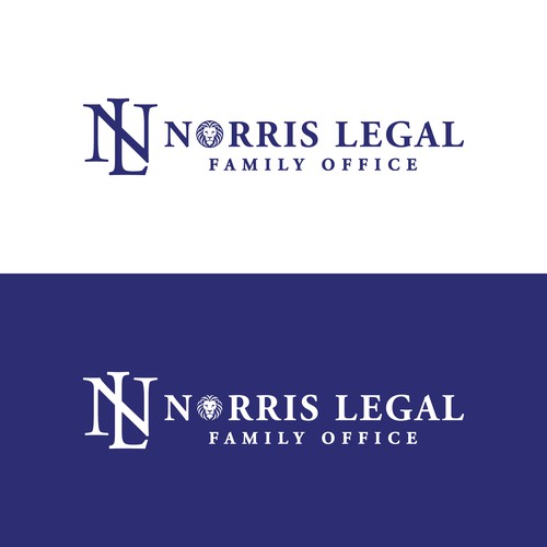 "Adding Noble The Lion to the Norris Legal Family Office Logo" winning Web page design