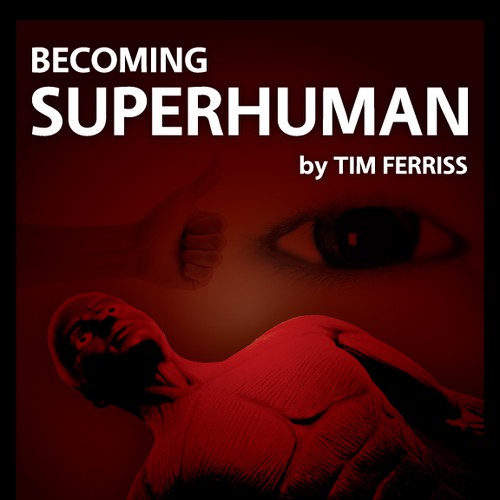 "Becoming Superhuman" Book Cover Design by Adrian Hulparu