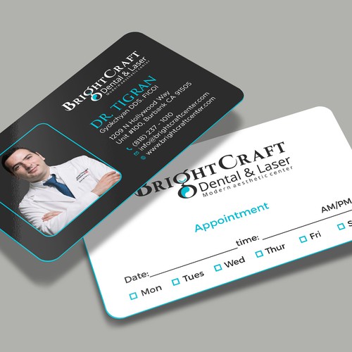 Modern Dental and Medical SPA business card Design réalisé par RENEXIT