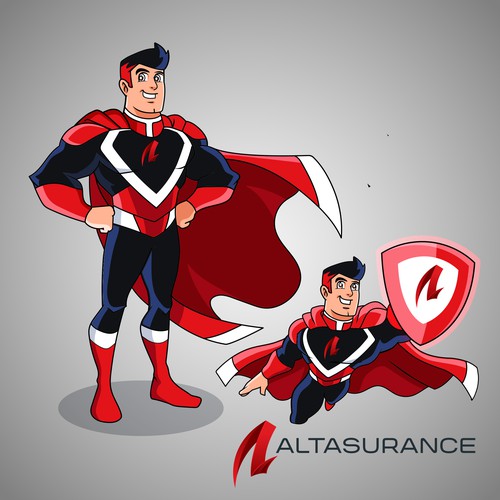 Design an Awesome Superhero Mascot for Insurance Firm Design by harwi studio