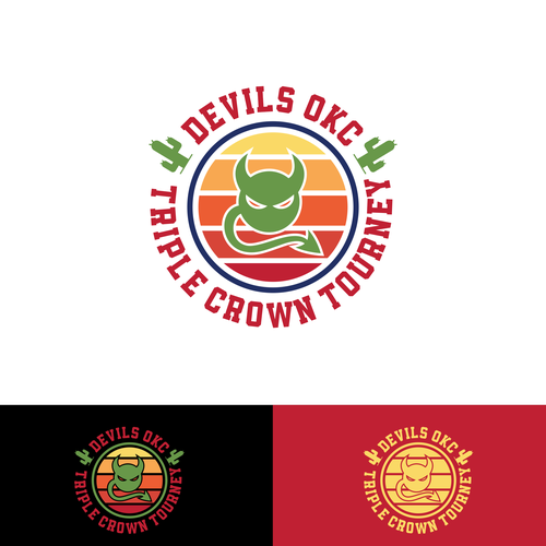 Design di AZ Devils > OKC Triple Crown Tournament T-Shirt Design di 2K Desain