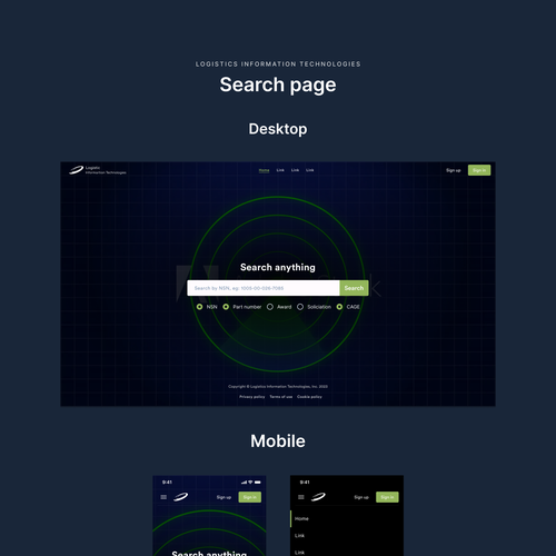 Website Search Page Design by andypham