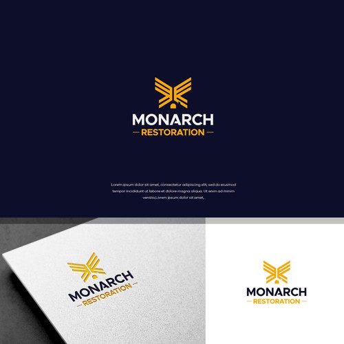 Design a modern clean logo package for a restoration company Design by Danny A