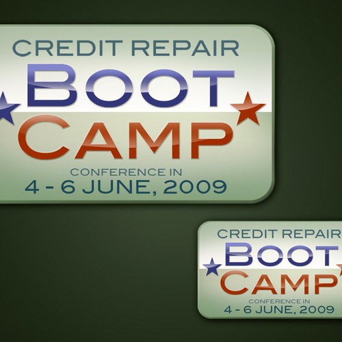 Logo for Credit Repair Boot Camp - Conference (Fun!)