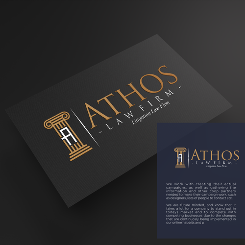 Design  modern and sleek logo for litigation law firm Design by Randy Yanuar