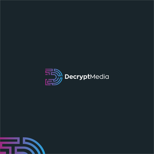 Design a beautiful logo for "Decrypt Media" Design by SOUFIAN⚡