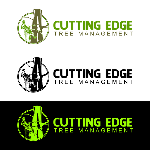 cutting edge tree management, specialists in tree removal needs a logo