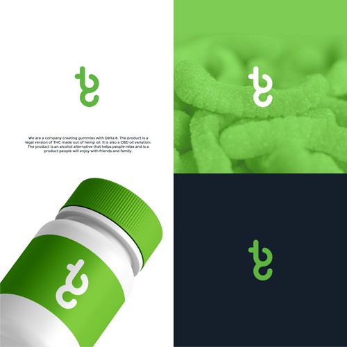 Delta 8 Gummies (Legal version of THC) Design by spARTan