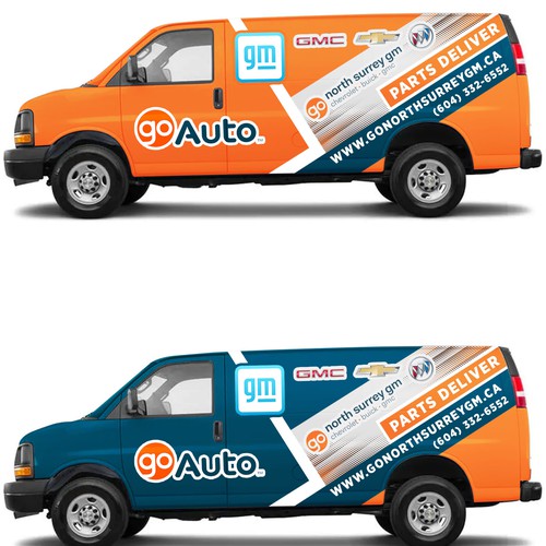 Part Delivery Van Wrap Design by Vallcism