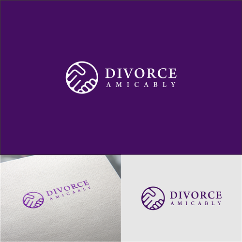 Logo for a new, healthy way for reasonable people to divorce Design by kunz