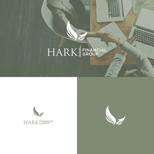 Design a Sophisticated, Organic Brand Identity for Hark Financial Group Design by Candystd