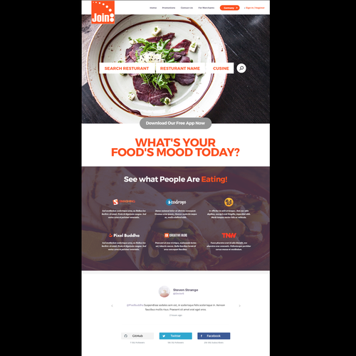 Web page design contest entry by RE3VOLUTION DESIGNS™