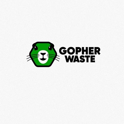 Relatable and recognizable design for a new sustainable waste removal company Design by blackcat studios